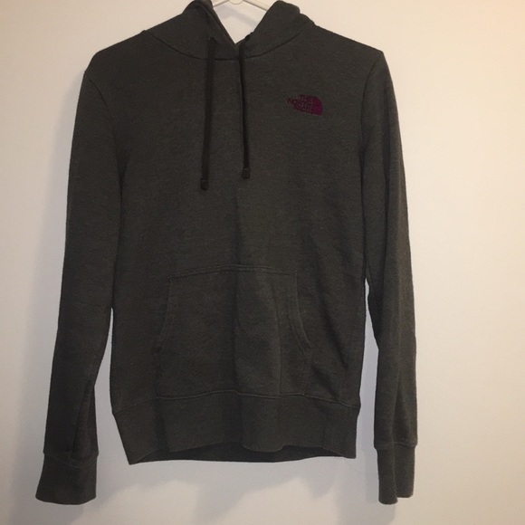 Grey North Face hoodie - Picture 1 of 4